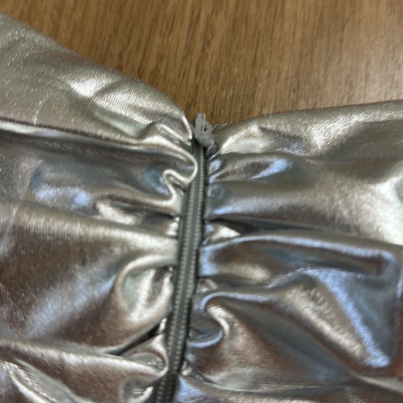 COPY - Corin metallic ruched minidress - Picture 9 of 10